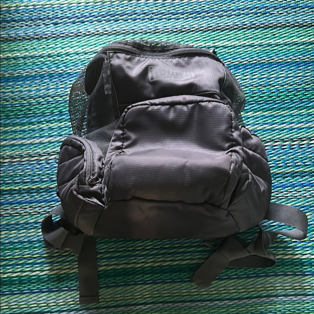 Pet backpack.  For a small pet dog cat or other.